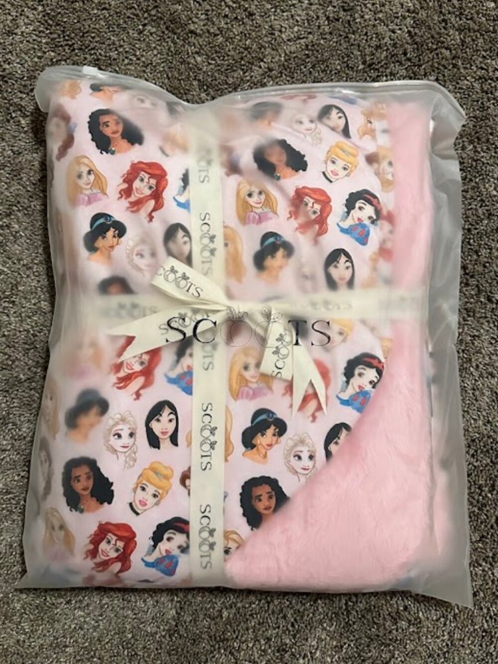 Scoots Princess Plush blanket 50x50